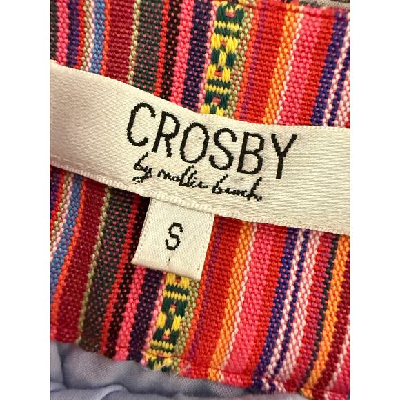 Crosby by Mollie Burch Multicolor Striped Tiered Sundress Women’s S Boho - Picture 3 of 8